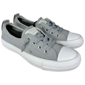 Converse Chuck Taylor Shoreline Linen Grey Slip On Shoes